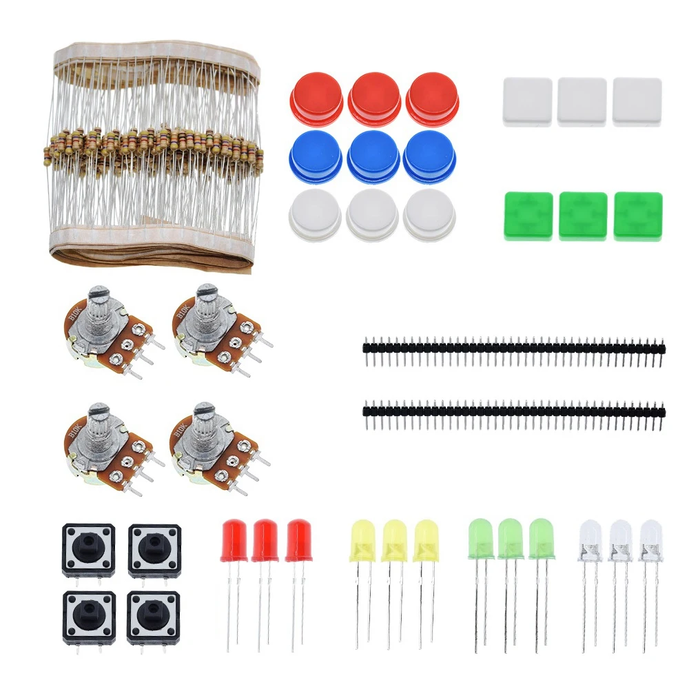1 conjuntos handy kit resistor portátil para arduino starter kit uno r3 ...