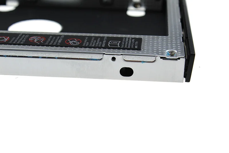 2025 알루미늄 SATA 3.0 2세대 HDD 캐디 노트북 외장 케이스 9.5mm 2.5인치 2TB SSD 케이스 하드 디스크 노트북 CD/DVD-ROM 광학 베이 배플