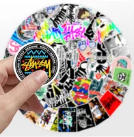 50pcs Fashion Trendy Mobile Phone Refrigerator DIY Waterproof Sticker 2