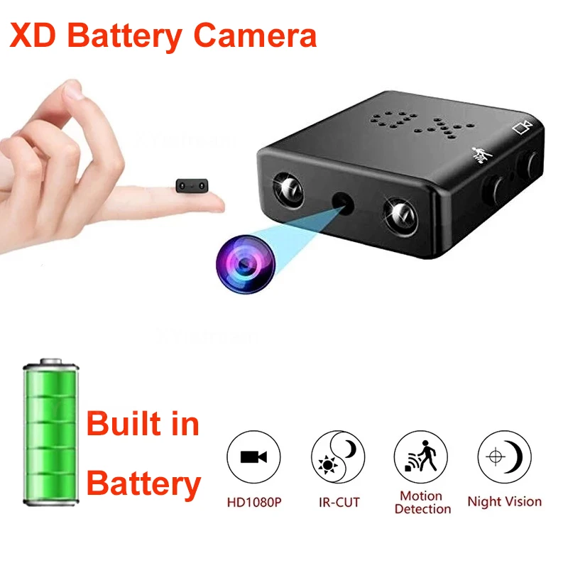 

Mini Secret Camera HD 1080P IR Night Vision Micro Camcorder Video Recorder Motion Detection Home Security Surveillance Cam