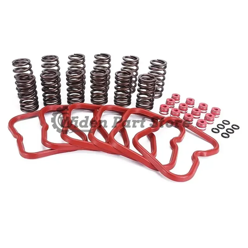 3916691 NEW 12X Upgraded High RPM Valve Springs Gaskets For Cummins 6BT 5.9 12V 89-98