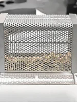 1pc Coffee Bean Roaster Hand Crank Open Flame Stainless Steel Rotary Cage Home Raw Bean Roasters No Heat Source 4