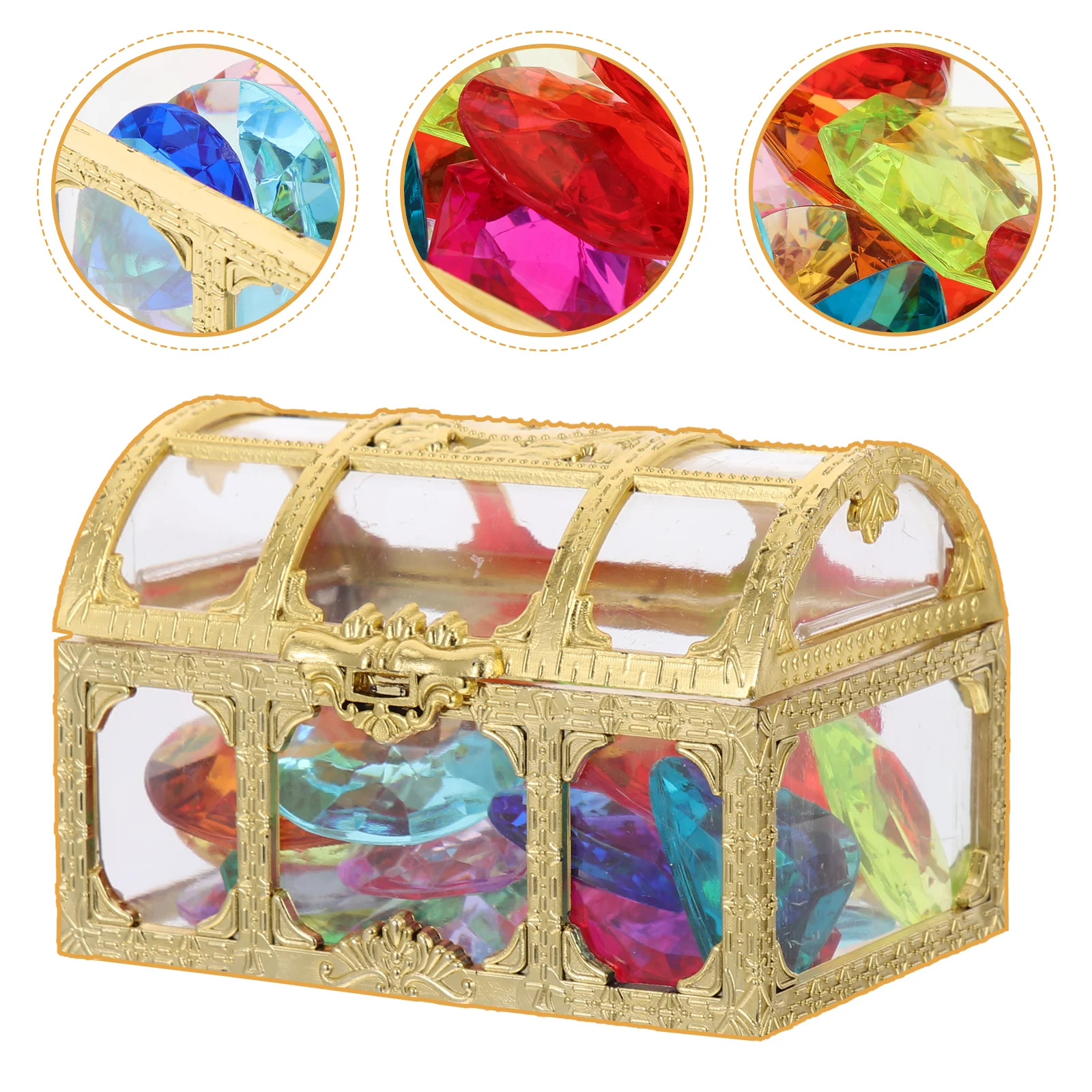 Treasure Pirate Pool Chests S Box Divingdiamond Swimming Kids Jewels Dive Diamonds Favors Party Set For