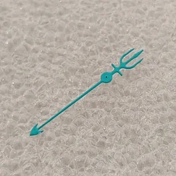 Trident Shaped GMT Watch Hands in Red, Yellow, and Blue for Movement Modification (Sky Blue)