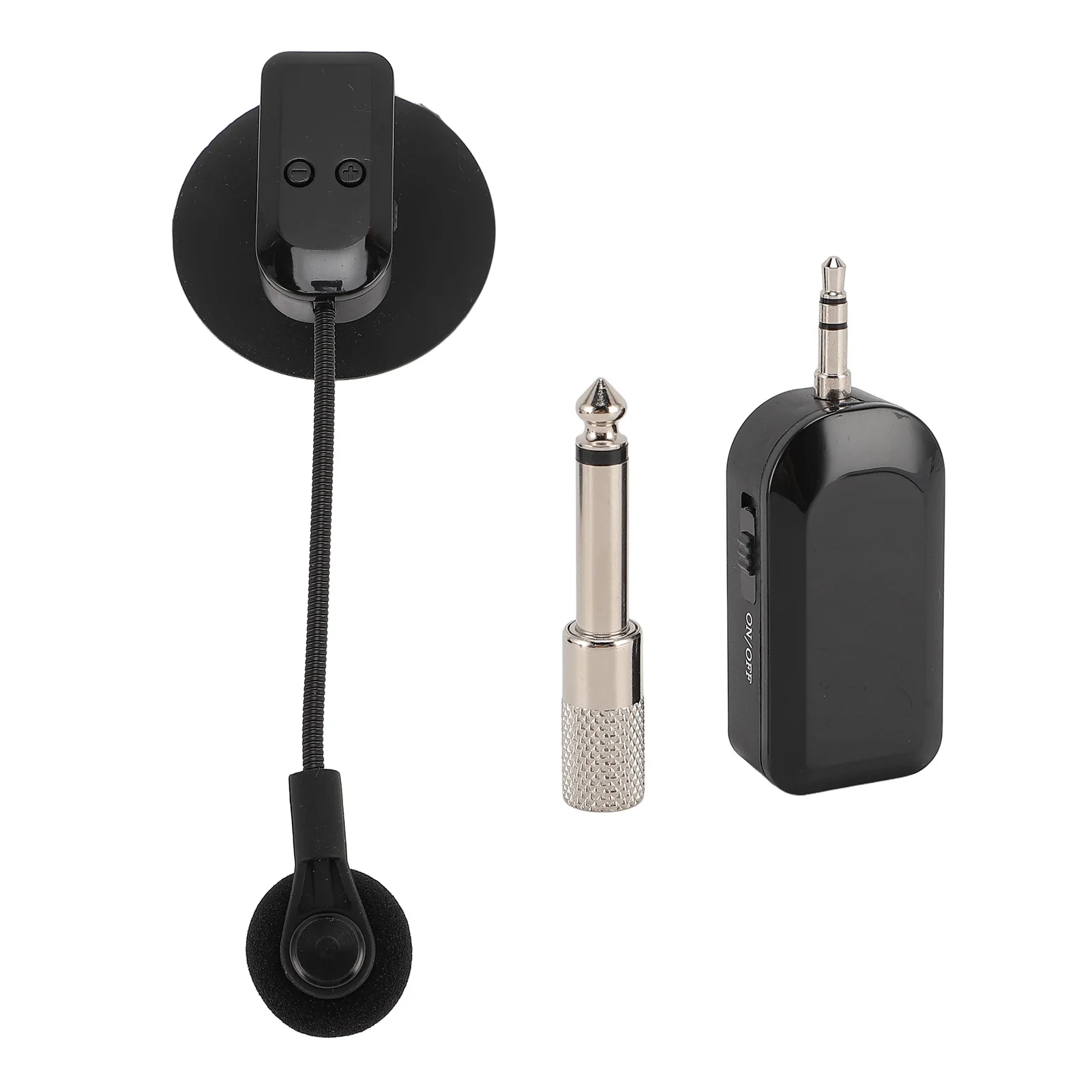 Instrument Microphone System Noise Reduction Double Shielded 2.4G Wireless Instrument Pickup Microphone Adjustable for Violin