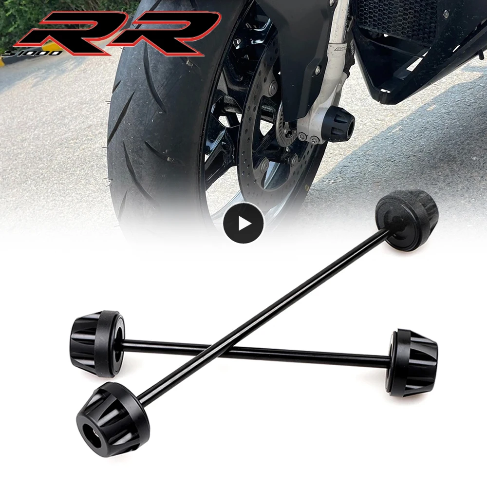 

For BMW S1000RR 2019 2020 2021 2022 S1000R S1000XR 2014-2022 F900R F900XR 2020-2022 Front Rear Axle Sliders Wheel Protection