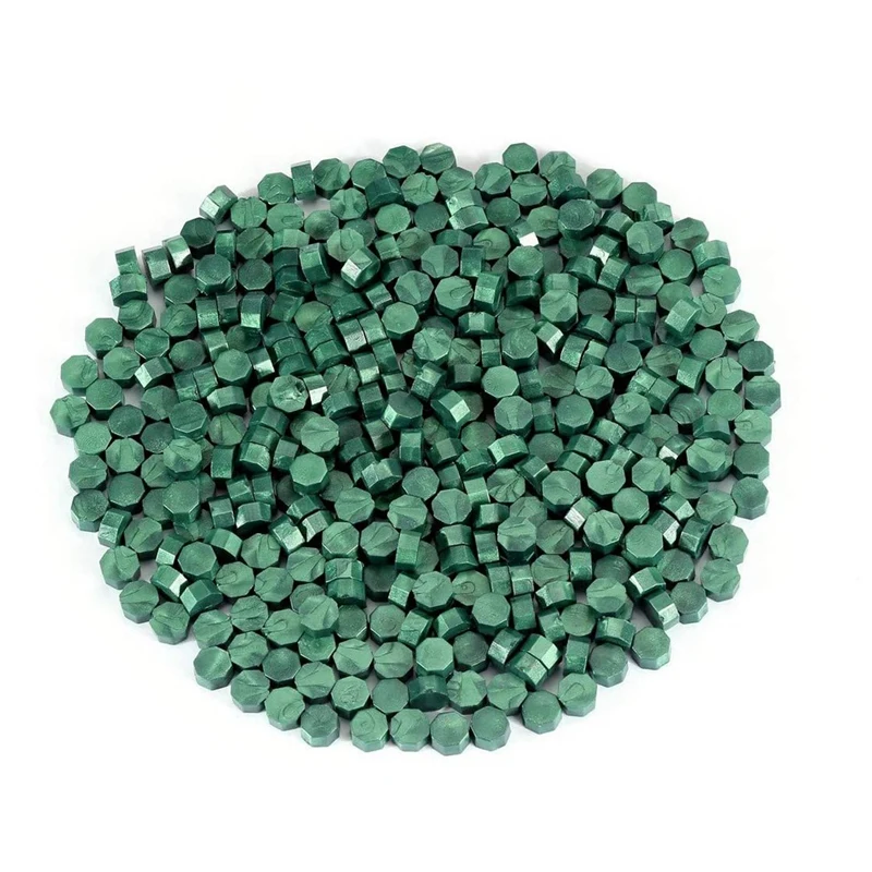 

NEW-Sealing Wax Beads, 400 Pieces Wax Seal Beads, Wax Seal Kit Green Wax Seal For Wax Stamp Sealing And Letter