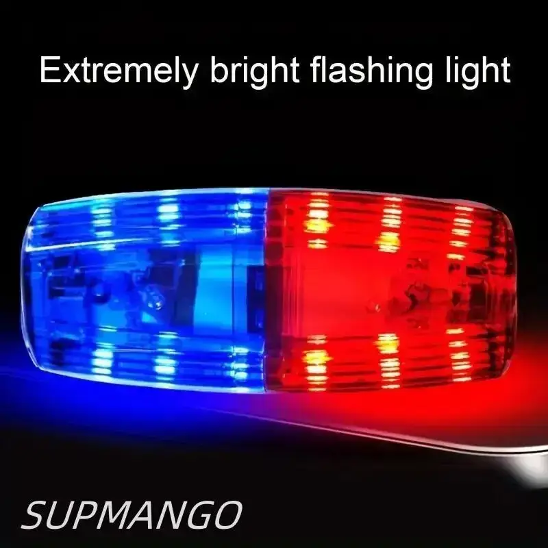 Police Shoulder Clip Light Sanitation Worker Safety Patrol Alarm Flash Signal Strobe Lamp Red Blue LED Shoulder Warning Light - Image 5