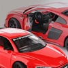 1:24 AUDI R8 V10 Plus Alloy Performance Sports Car Model Diecast Metal Toy Racing Car Model Sound and Light Simulation Kids Gift 5