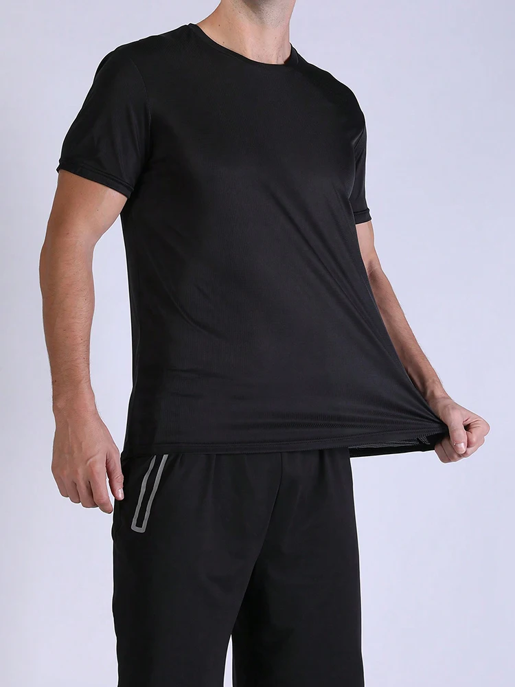 Men's Solid Color Ultralight Quick Dry Sport T-Shirt Breathable Lightweight Top For Fitness Training Workout Running Gym sport t shirt,running t shirt,running t shirts,men t shirts