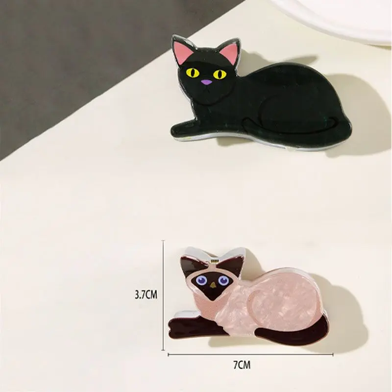 Cute Cat Hairpin Set