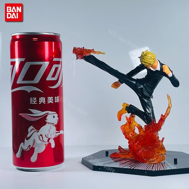 New One Piece Anime Figure Fire Fist Luffy Ace Sanji Battle Model Dolls PVC sabo Action Figurine Zoro Ghost Three-Knife Toys - Sanji