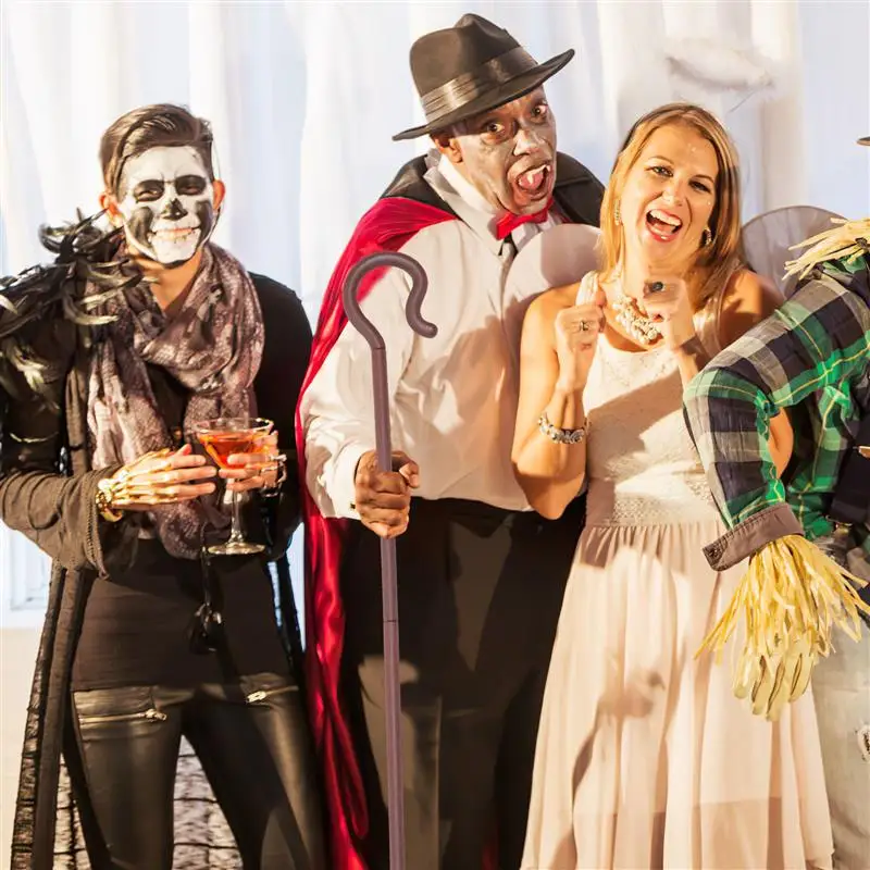 Wooden Staff 5ft Plastic Shepherd's Crook Staff Perfect For