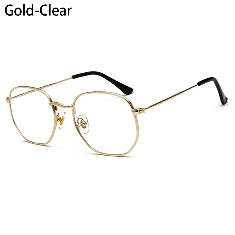 Unisex Round Metal Frame Sunglasses with UV400 Protection
