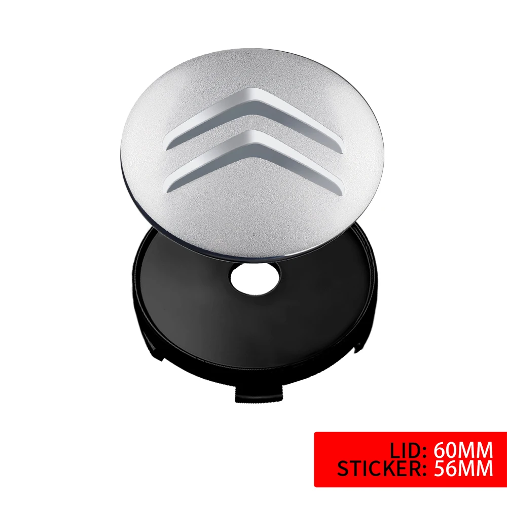 Sleek Car Wheel Center Cover Stickers - Auto Hub Cap Decoration Accessories