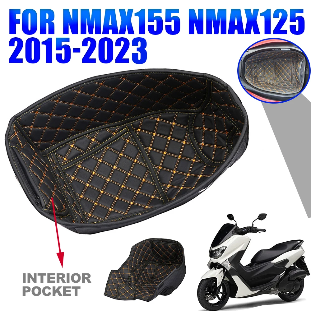 For Yamaha NMAX155 NMAX125 NMAX 155 N MAX 125 2017 2018 2019 Motorcycle Accessories Trunk Cargo Liner Protector Seat Pad Storage