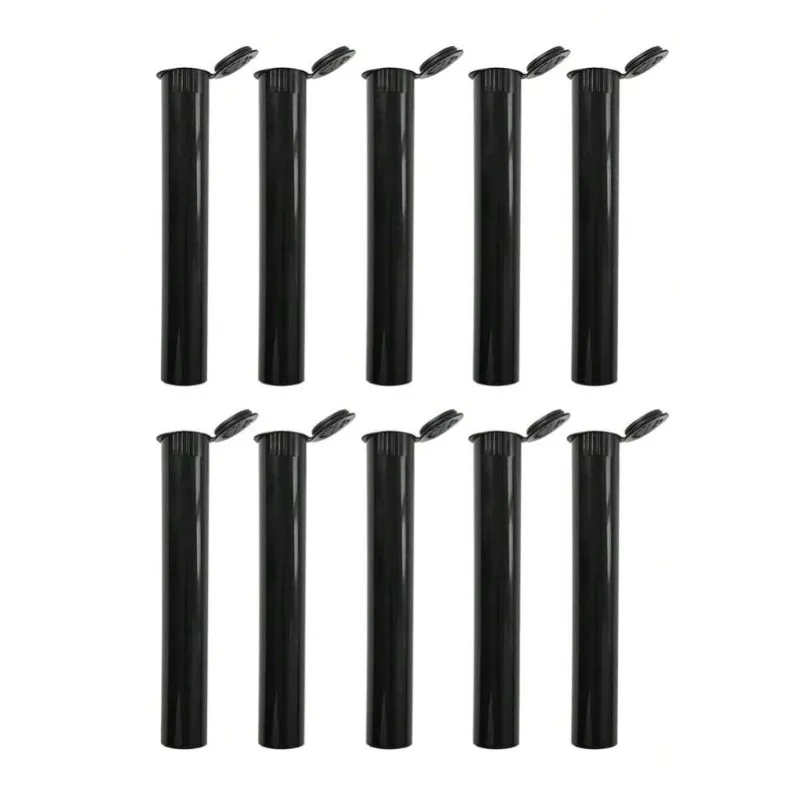 10-Pack Smell-Proof Waterproof Plastic Storage Tubes - Airtight Seal Containers
