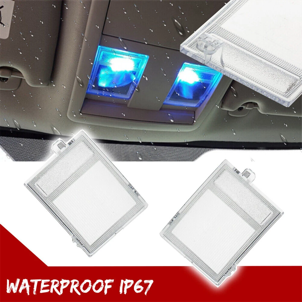 

1 Pair Interior Left + Right Clear Overhead Dome Light Cover Lens Replacements 5137527AA & 5137526AA Car Accessories