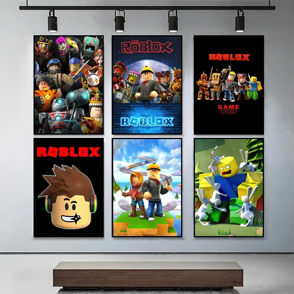 Game R-Roblox Cool one Poster Prints Wall Sticker Painting Bedroom