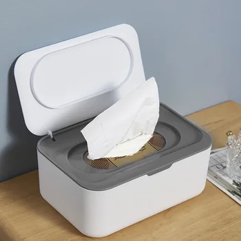 Dispenser per salviette Seposeve Contenitore per salviette ricaricabili Mantiene salviette fresche Custodia per salviette antipolvere con coperchi Porta salviette per neonati e adulti