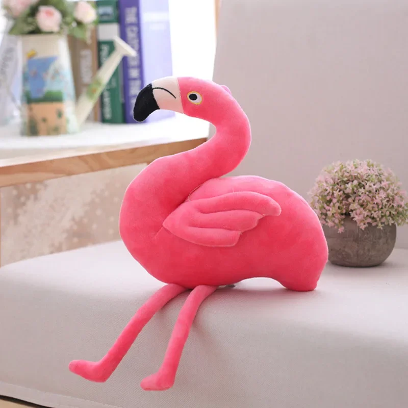 Soft Plush Stuffed Animal Flamingo Pillow Kawaii Peluche Room Decoration Kids Birthday GiftRealistic Flamingo Plush Toy 3