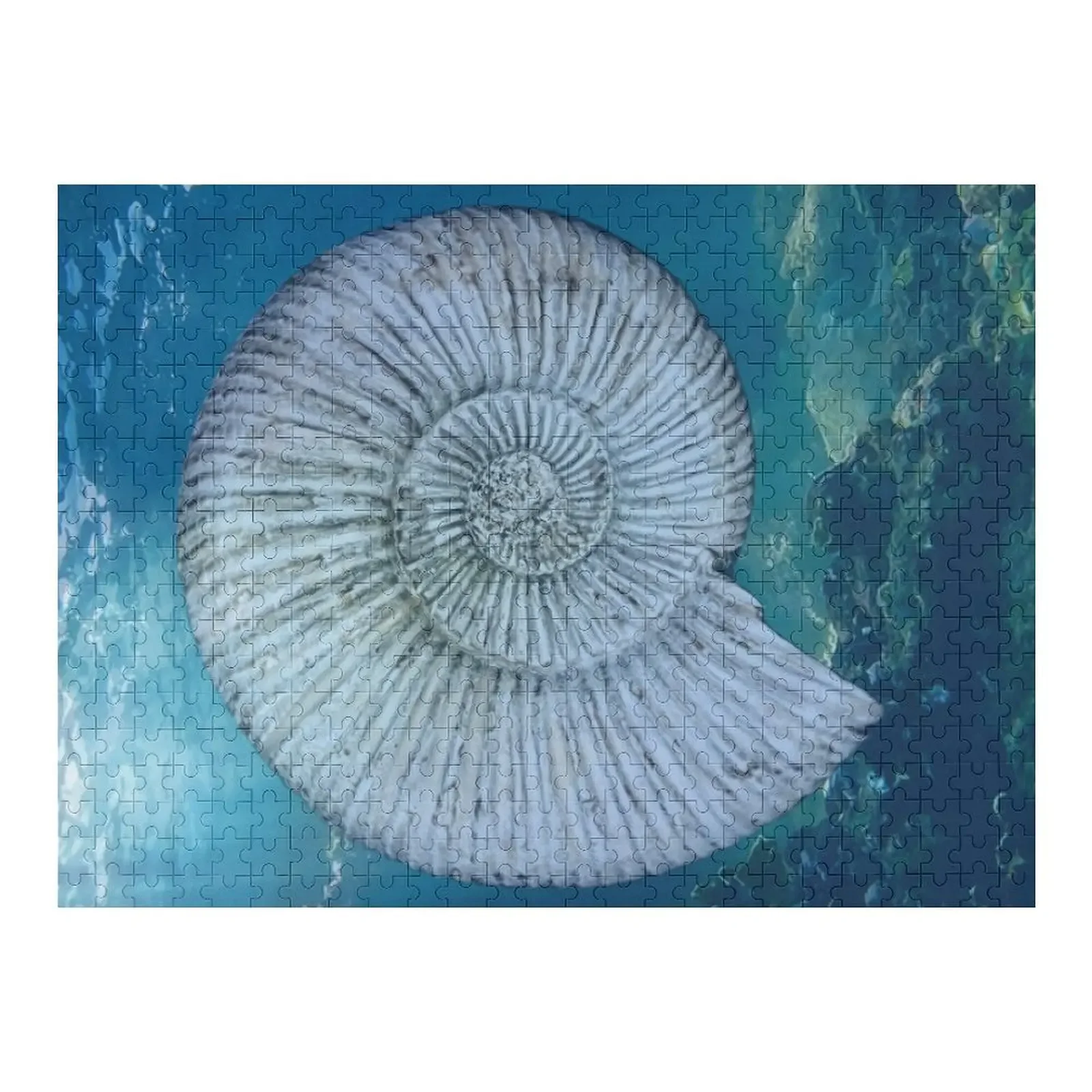 

FOSSIL AMMONITE Jigsaw Puzzle Personalised Custom Wooden Gift Puzzle