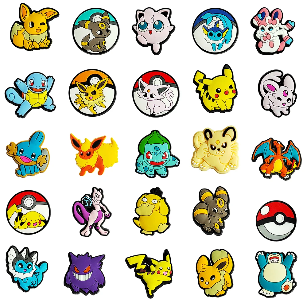 Clips pour chaussures Pokemon