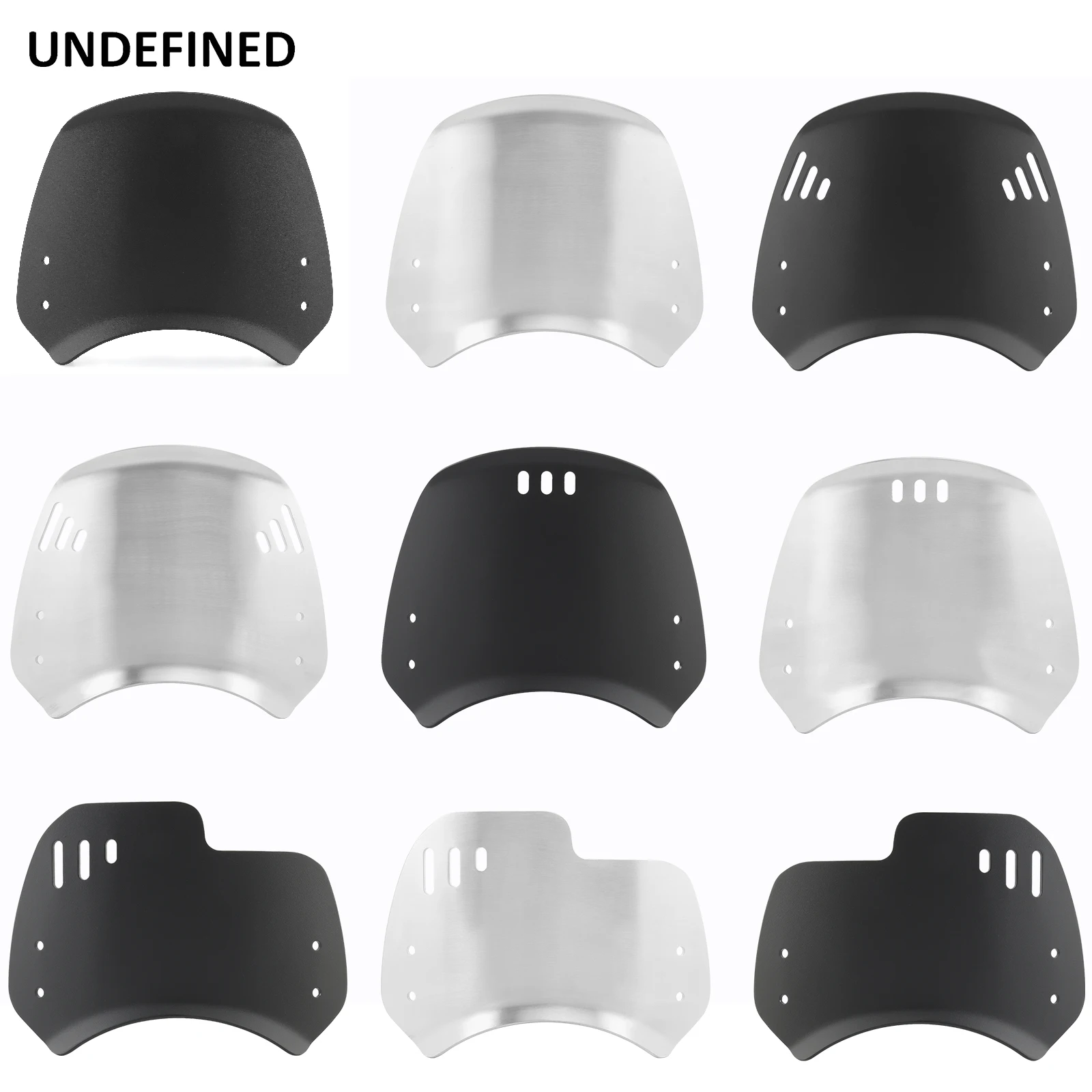 Universal Motorcycle Windshield Windscreen Wind Deflector Round Headlight For Husqvarna For Yamaha XSR For Royal Enfield Triumph