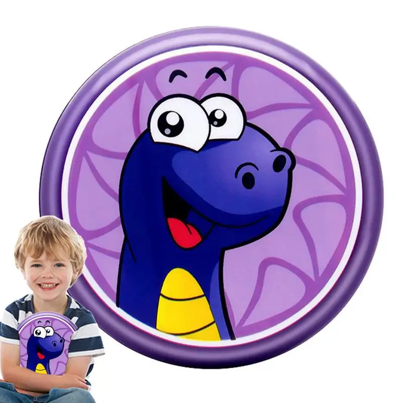 

Летающая искусственная игрушка для игр на свежем воздухе, веселая уличная игрушка, милая игрушка для улицы, мультяшный летающий диск для детей, мальчиков, девочек, взрослых