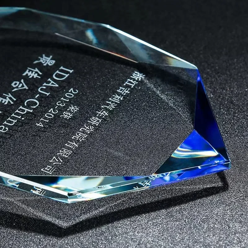 Award Medals Personalised Engraved Glass Award Accord Crystal Corporate Trophy Company Awards Ceremony Glass Trophy Sports Trophies