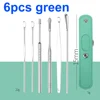 Various Ear Wax Remover Ear Cleaning Kit Ear Pick Earpick Ear Cleaner Spoon Care Ear Clean Tool for Baby Adults Ear Care Set 6