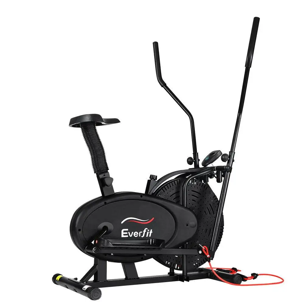 4-in-1 Elliptical Cross Trainer Home Gym Indoor Cardio Space Saving Adjustable Durable Maximum Exercise Equipment