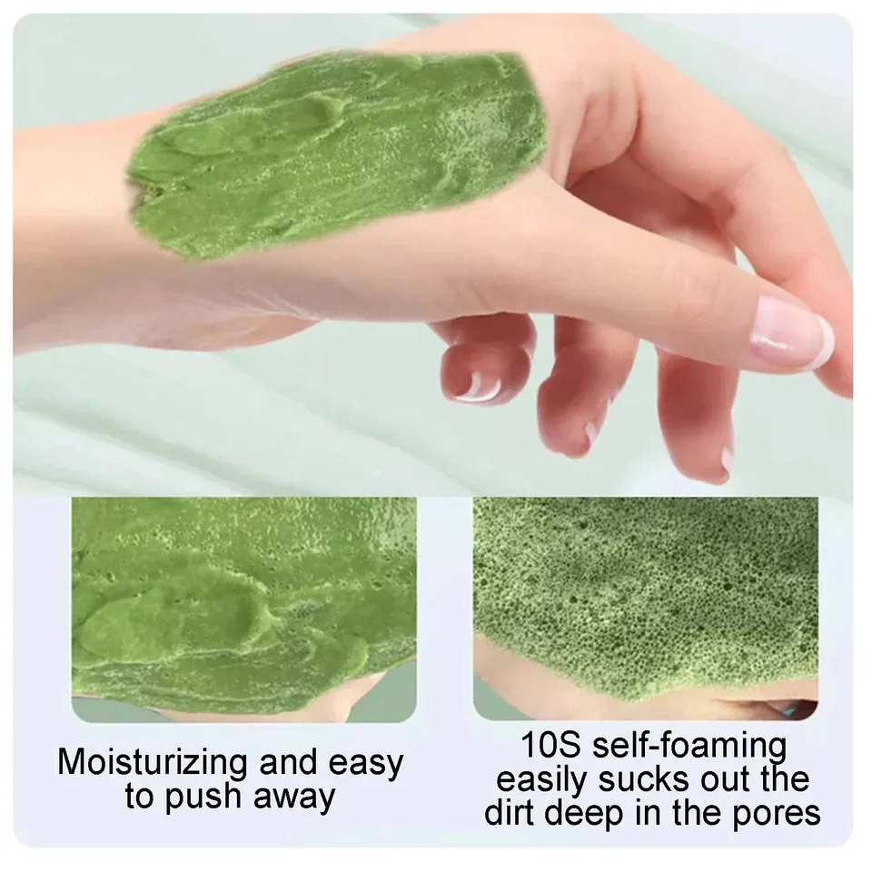 3boxes Bubble Face Mask Masque Centella Asiatica Purifying Foam Mud Hydrating Moisturizing Oil Control Anti Shrink Pores Cleans