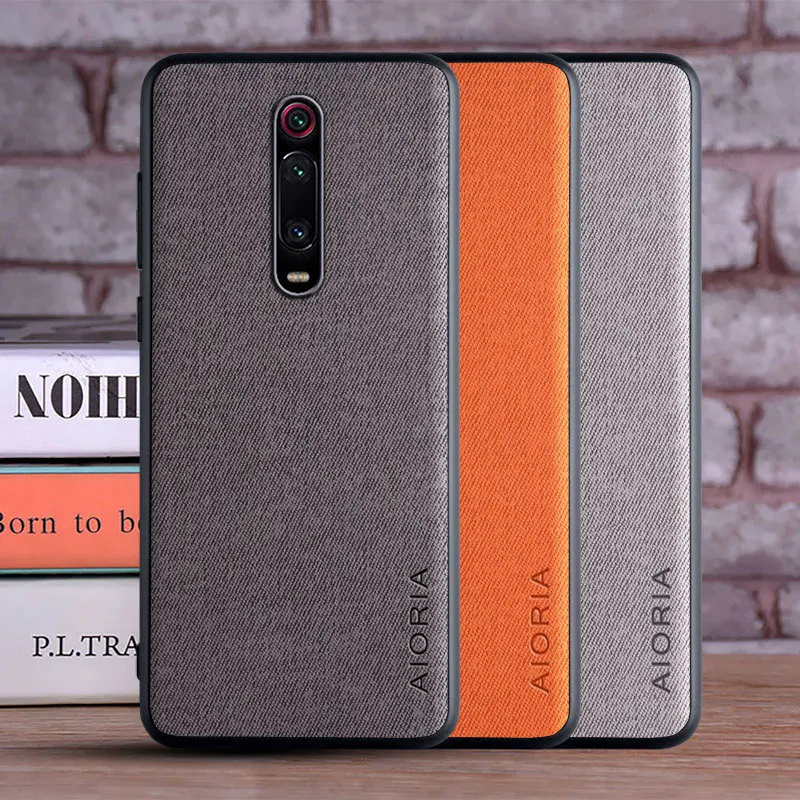 Textile-Case-for-Xiaomi-mi9T-mi-9T-Pro-Soft-TPU-with-Hard-PC-3in1 ...