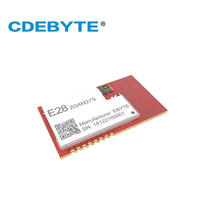 2Pcs EBYTE SX1281 LoRa Module 2.4GHz Wireless Transceiver E28-2G4M27S 27dBm SPI Long Range BLE SMD RF Transmitter Receiver IoT