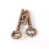 Key Lock Puzzles IQ Brain Teaser Quebra Cabeça Rompecabezas Metal Juegos De Ingenio Intellectual Toy For Adults Kids 2