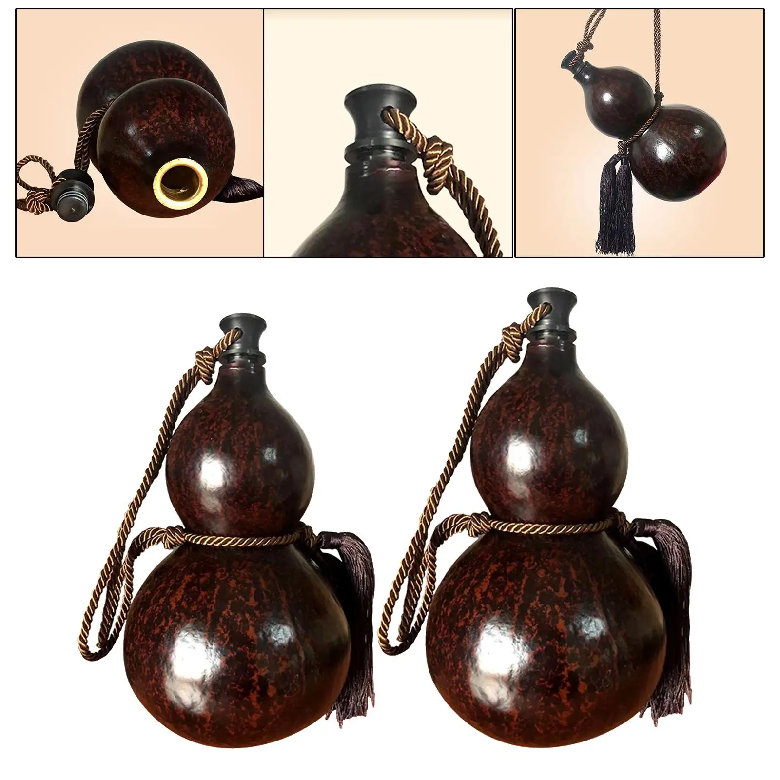 Gourd Water Bottle Chinese Pumpkin Water Bottle Leakproof Multifunction gourd water bottle