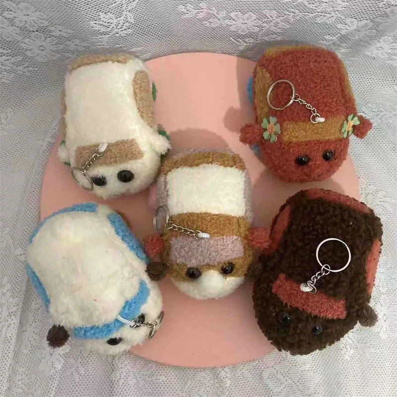 Cute PUI PUI Plush Toy Bag Pendant Japan Anime Guinea Pig Stuffed Animal Plushie Figure Soft Keychain Doll Keyring Birthday Gift plush toy,plush doll,plush keychain,key chain