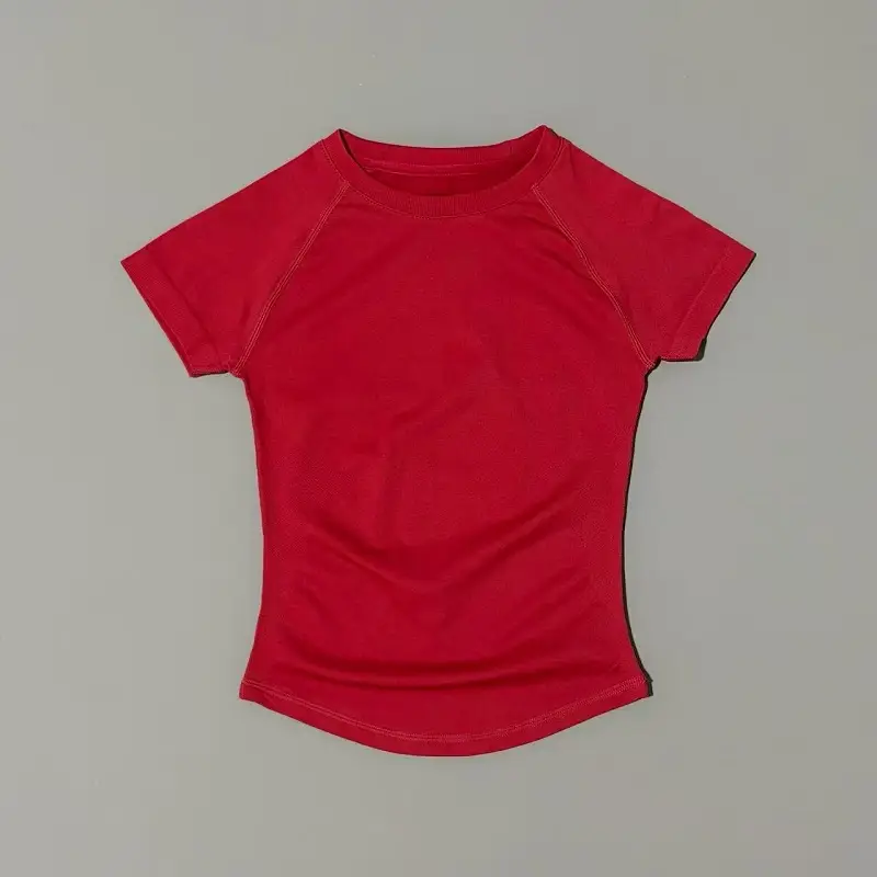 HISTELLO Sport Short Sleeve Top Seamless Yoga Leotard Clothing Women Running Sports T Shirt Workout Shirts Fitness Sports Vest - Image 26