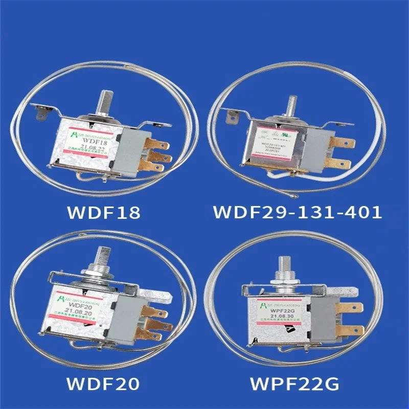 YRCHENGLI Refrigerator Thermostat – WDF Series Temperature Controller Replacement Part | AC 250V, 2 Terminals