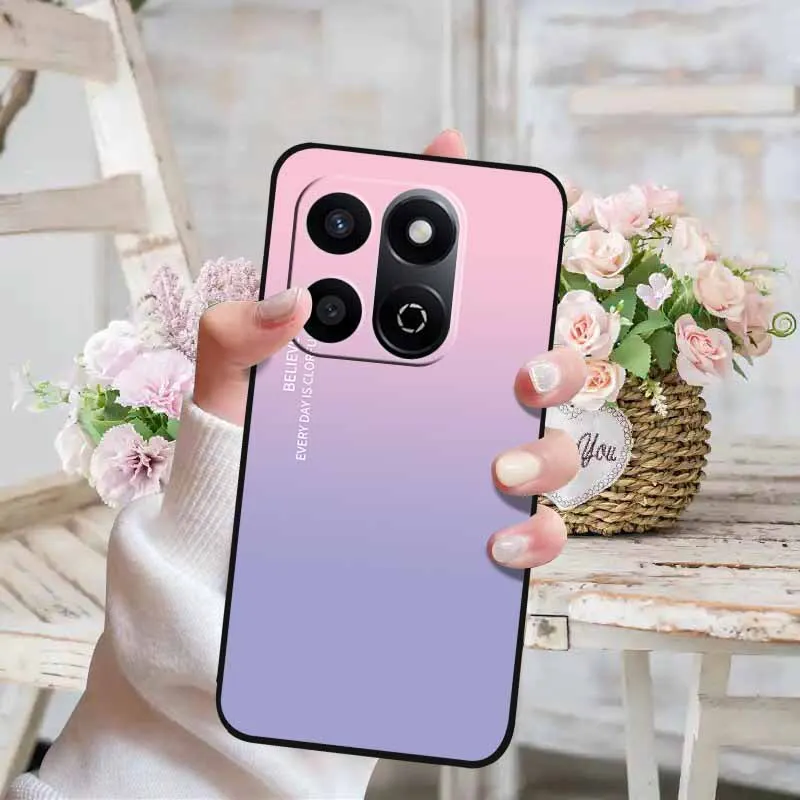 Cute Cat Design Soft Silicone Phone Case - Lovely Painted TPU Back Cover