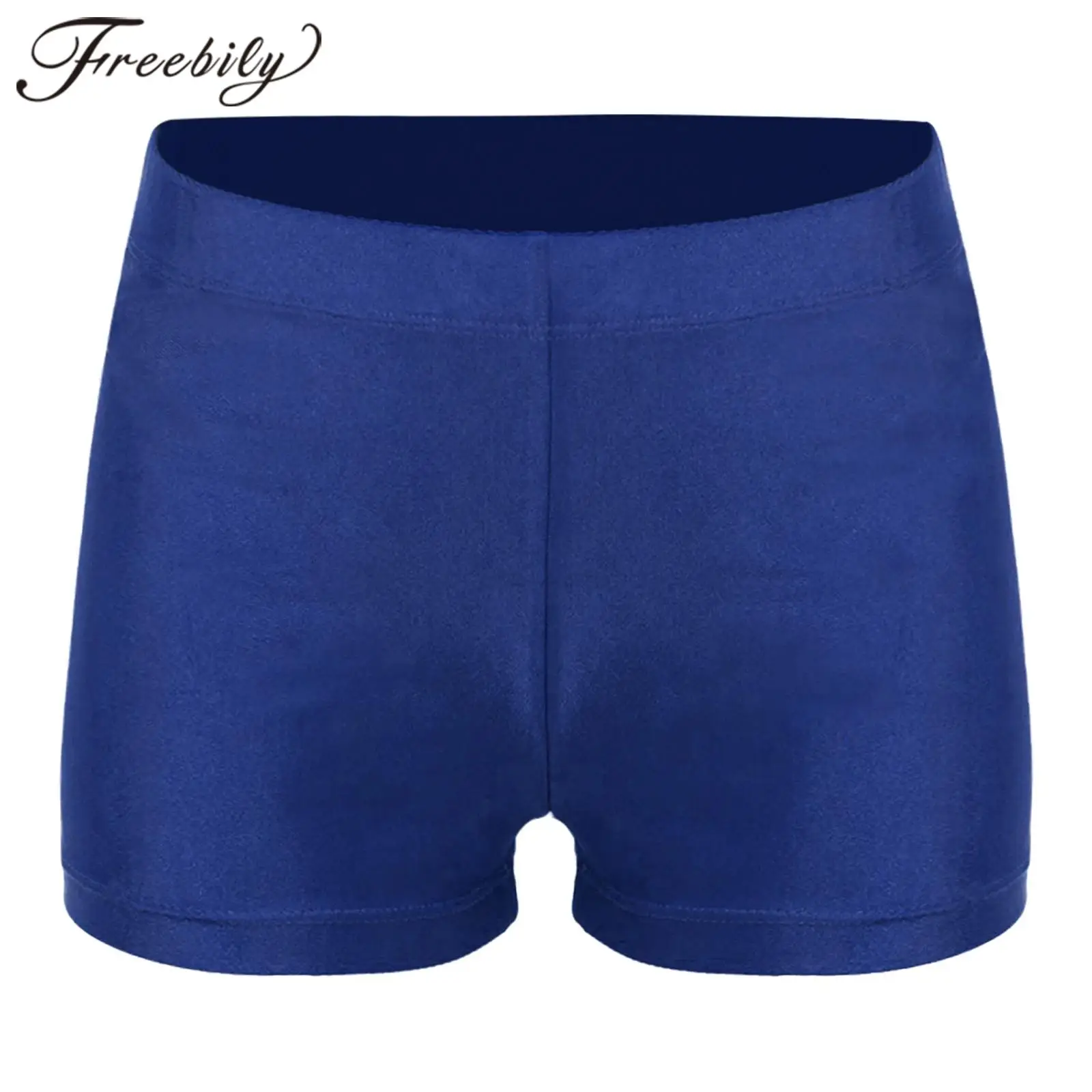 Children's Swim Shorts Kids Boys Bathing Trunk Elastic Waistband Gymnastics Shorts for Training Swimming Short Pants Bottoms
