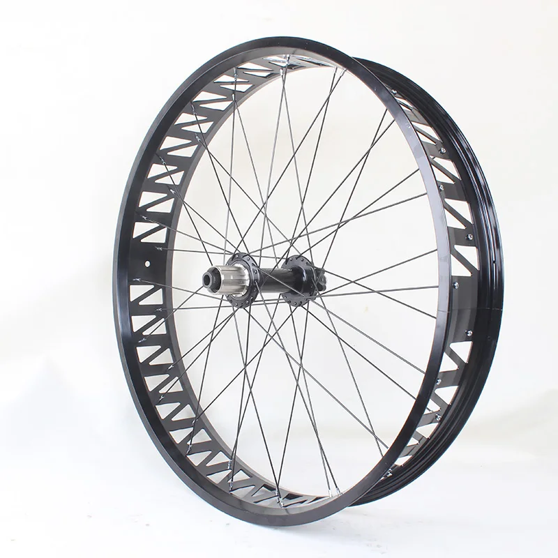 VTT Fat Bike 26 Pouces Tout Suspendu - Roues Alliage Magnésium 5 Lames - Homme - 21/27 Vitesses - Neuf
