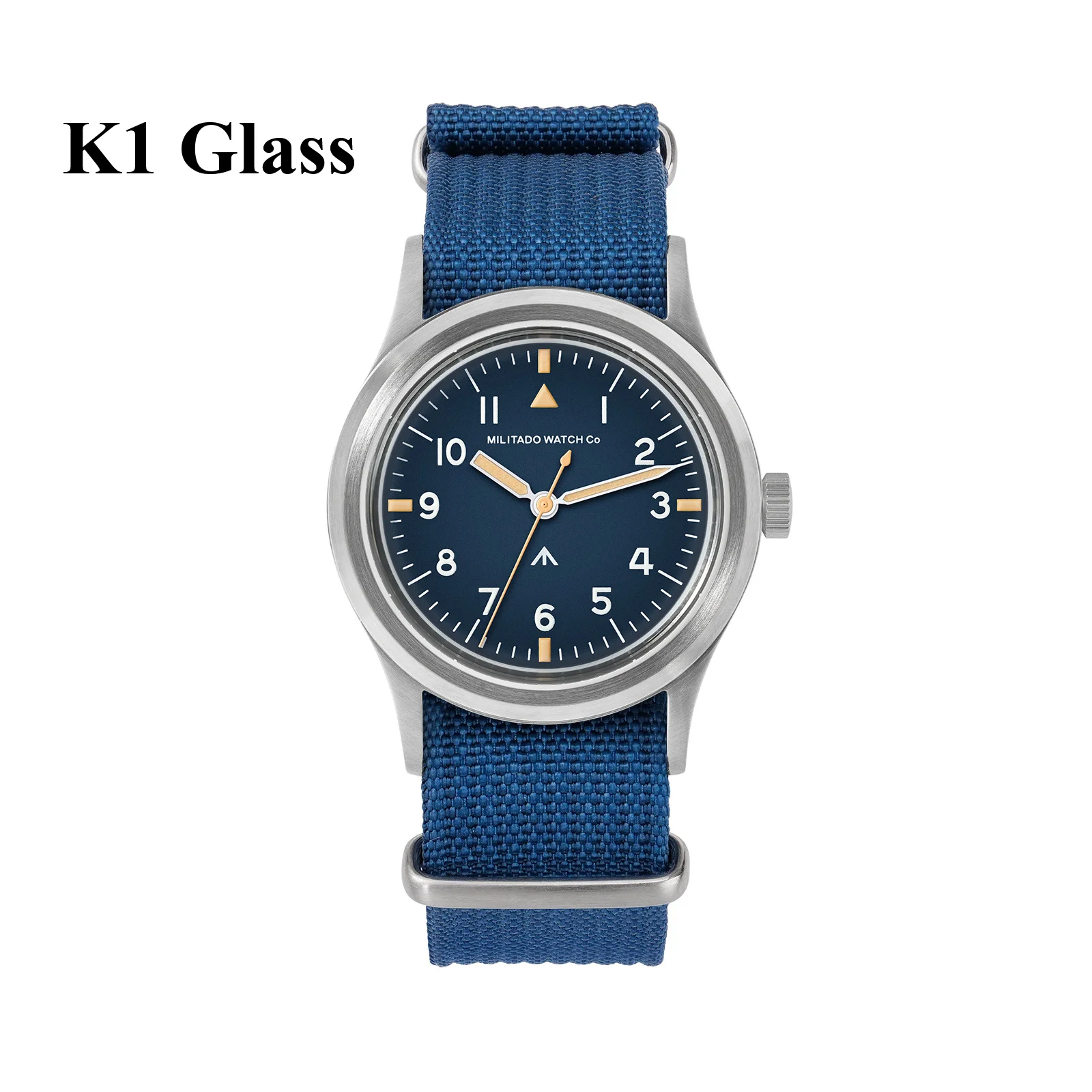 Militado ML14 パイロットウォッチ スイープクォーツ　未使用品 Militado ML14 パイロットウォッチ スイープクォーツ 未使用品