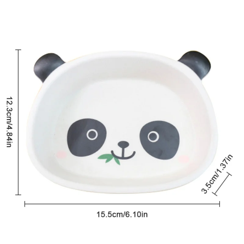 Vaisselle de bébé Panda en Fiber de bambou, bol, fourchette, tasse,  cuillère, assiette, plats d'alimentation pour enfants, ensemble de  vaisselle pour bébé - AliExpress