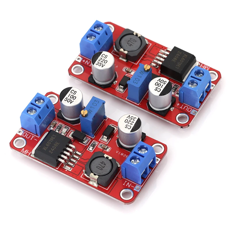 5A DC-DC Step Up Power Module Boost Volt Converter 3.3V-35V To 5V 6V 9V 12V 24V XL6019 Adjustable Output Regulator