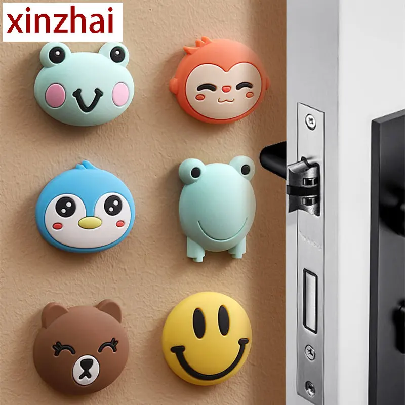 5pcs Silicone Rear Bumper Pad Door Handle Protector Seat Toilet Anti