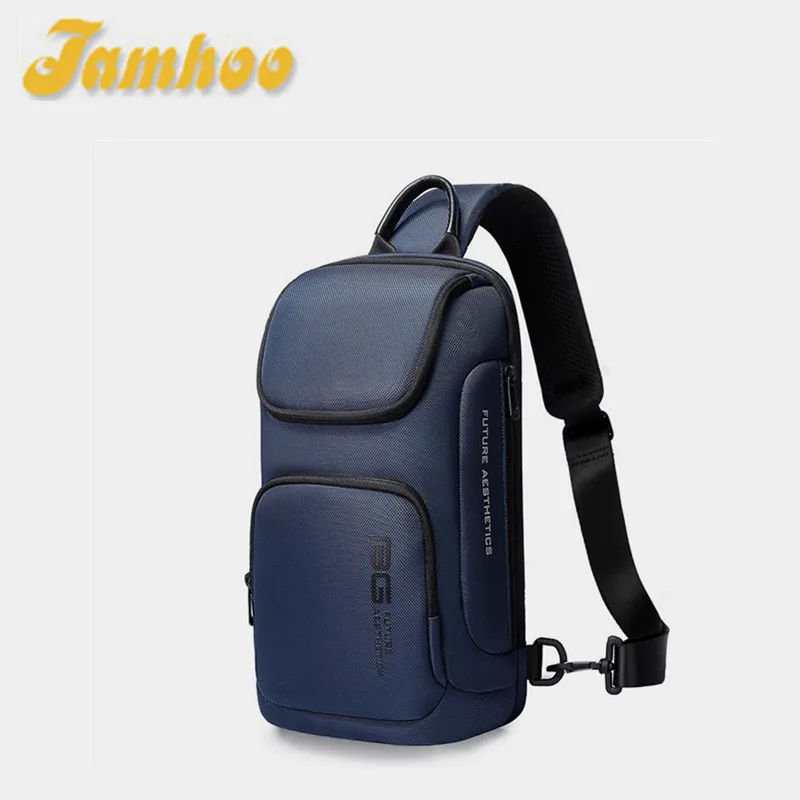

Сумка через плечо Jamhoo для мужчин, Портативные водонепроницаемые мессенджеры на ремне, мужская дорожная нагрудная Сумочка для коротких поездок, подходит для iPad 9,7 дюйма