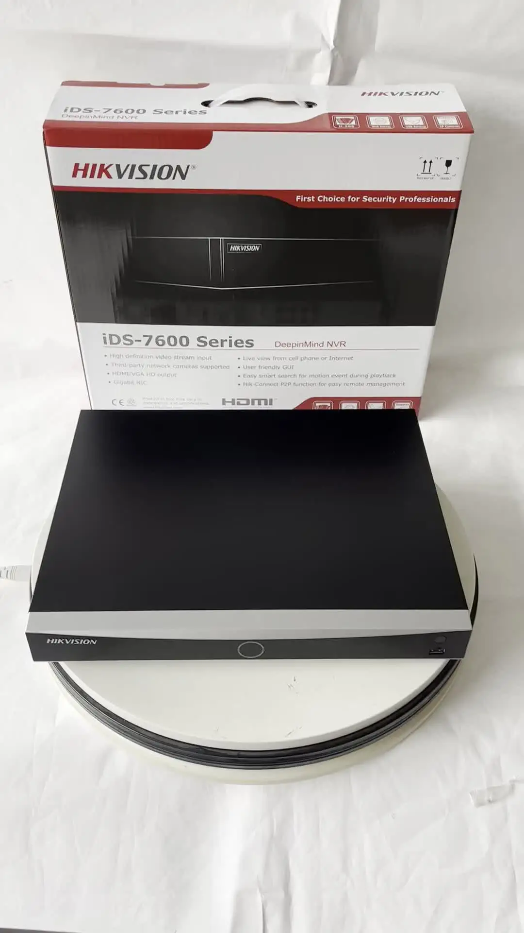 Hikvision AcuSense NVR 16ch POE 4K DeepinMind Surveillance Video