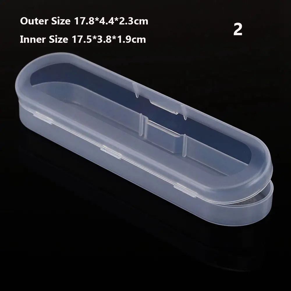 Compact Clear Plastic Jewelry Storage Box - Small Rectangle Organizer for Earrings, Rings, Beads